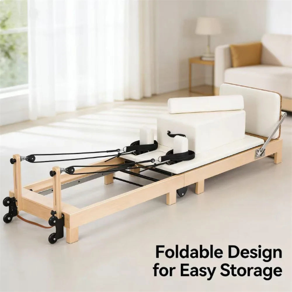 zero VAT sliding yoga training correction ladder barrel wooden fitness Pilates bed