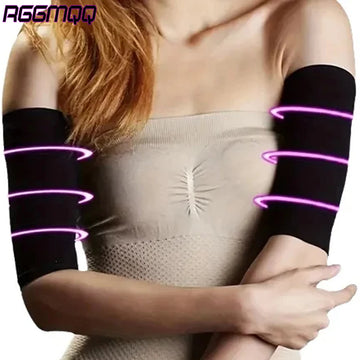 1Pair Arm sSlimming Shaper Compression Wrap Sleeve Helps Lose Arms Fat,Tone up Arm Shaping Sleeves for Women,Sports  Arm Shapers
