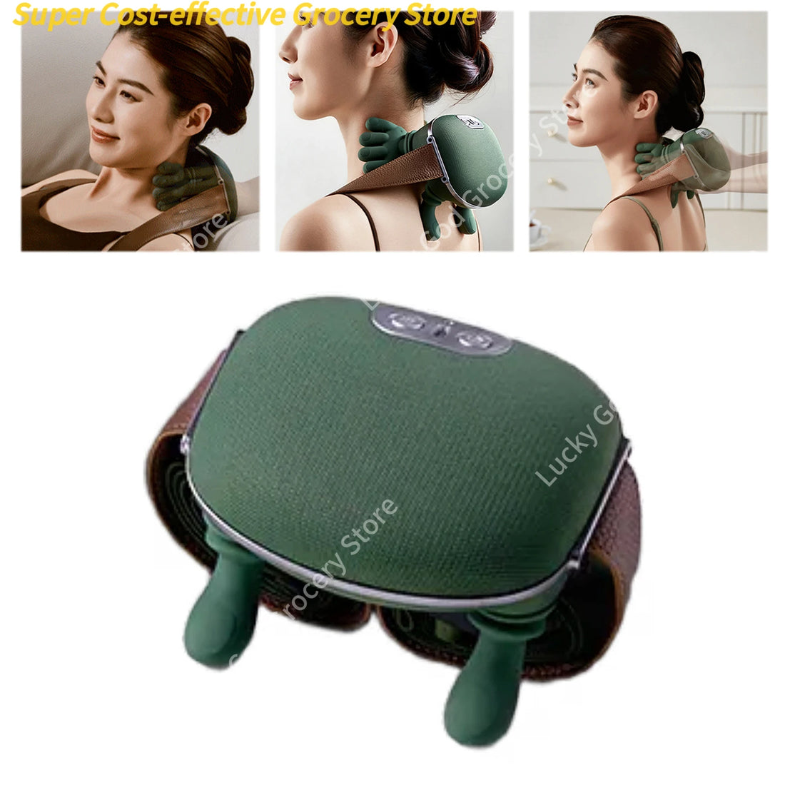 Hot sale Neck Shoulder Massager 3-Level Cervical Massage Machine Deep Tissue Back Bionic Wireless Fatigue Relief Relax Muscle