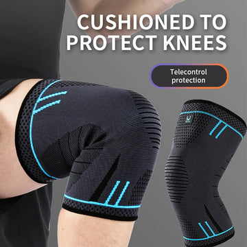 1 Pc Elastic Breathable Compression Knee Support Sleeve for Basketball Running Cycling