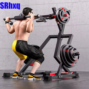 Household Commercial Squatting Machine, Load-Bearing Festival, Full-body Exercise, 12 Gears can be adjusted, 200kg