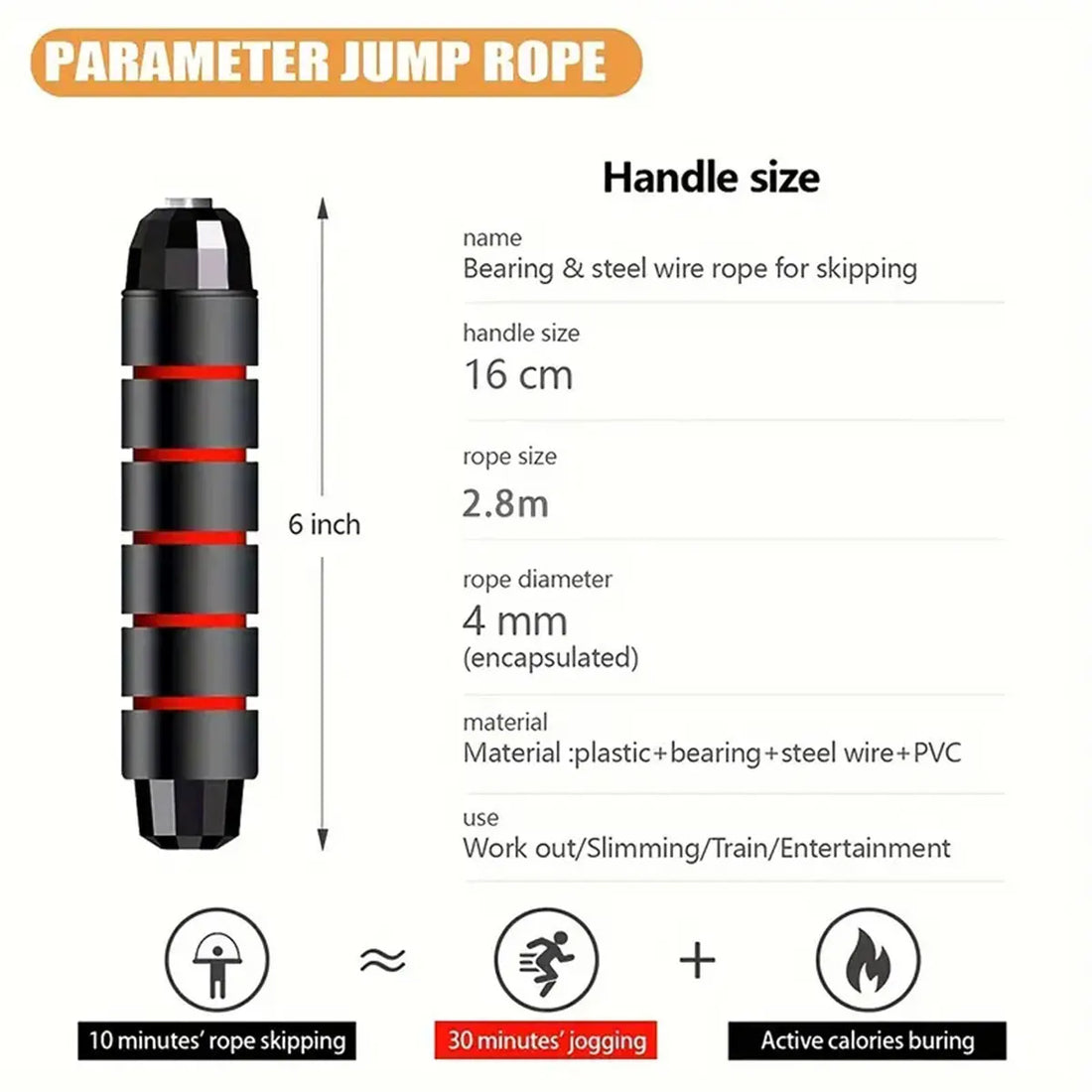 Bearing steel wire skipping rope adult weight loss skipping rope sports equipment