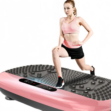 Vibration Plate Exercise Machine for Lymphatic Drainage, Power Plate Vibrating Platform, Shaker for Weight Loss, Exercise Board