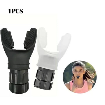 Silicone Breathing Trainer Lung Ventilator Fitness Equipment Exercise High Altitude Breathing Training Tool